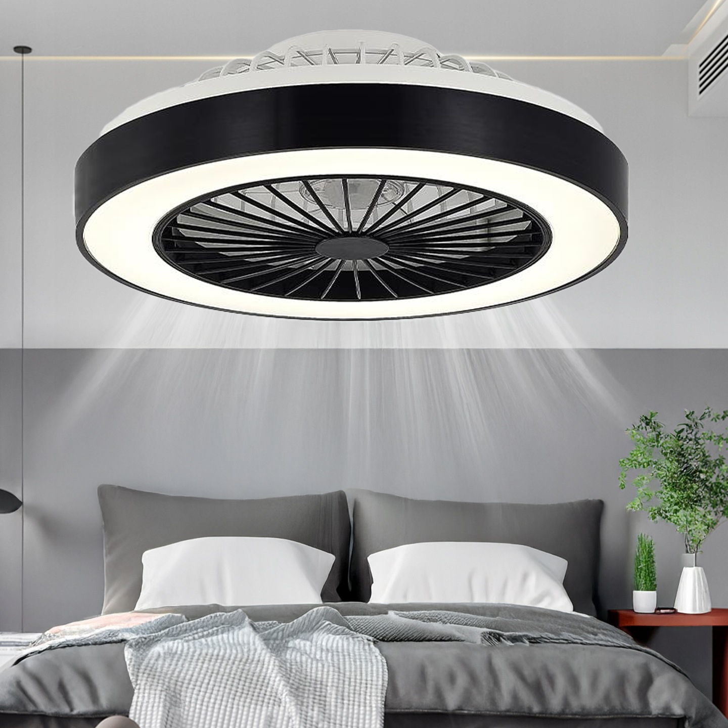 Wentylator wiatrak sufitowy lampa LED 36w+15w CCT pilot aplikacja pamięć 5 Wentylator wiatrak sufitowy lampa LED 36w+15w CCT pilot aplikacja pamięć - obrazek 5