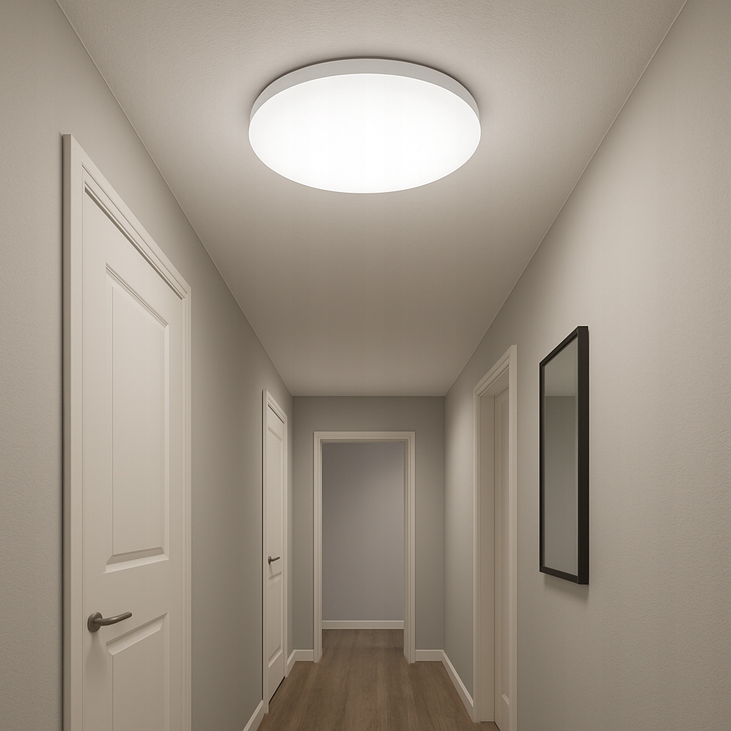 Plafon lampa do łazienki LED 12w oprawa natynkowa okrągła IP44 czujnik 6 Plafon lampa do łazienki LED 12w oprawa natynkowa okrągła IP44 czujnik - obrazek 6