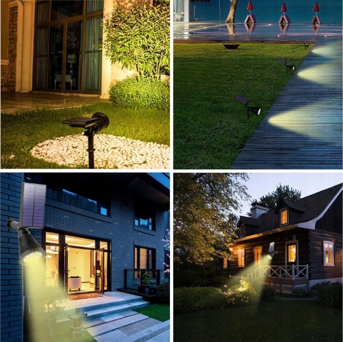 Naświetlacz ogrodowy RGB reflektor lampa solarna LED wbijany szpikulec 6 Naświetlacz ogrodowy RGB reflektor lampa solarna LED wbijany szpikulec - obrazek 6