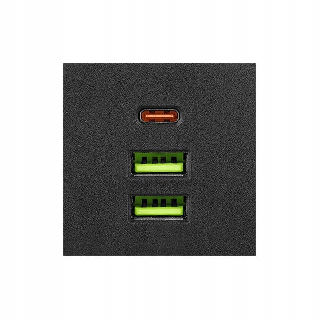 Rozgałęźnik rozdzielacz złodziejka 2 gniazda 230v + 2 x usb a + 1 x usb c 6 Rozgałęźnik rozdzielacz złodziejka 2 gniazda 230v + 2 x usb a + 1 x usb c - obrazek 6