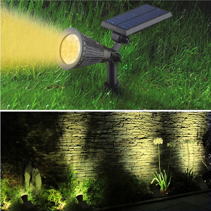 Naświetlacz ogrodowy RGB reflektor lampa solarna LED wbijany szpikulec 14 Naświetlacz ogrodowy RGB reflektor lampa solarna LED wbijany szpikulec - obrazek 14