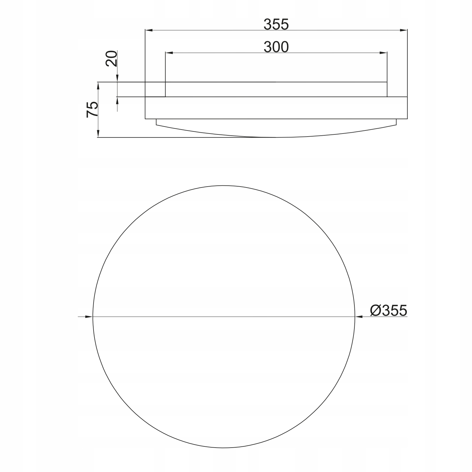 Lampa do łazienki plafon łazienkowy LED 24w lampa sufitowa dekoracyjna IP44 5 Lampa do łazienki plafon łazienkowy LED 24w lampa sufitowa dekoracyjna IP44 - obrazek 5