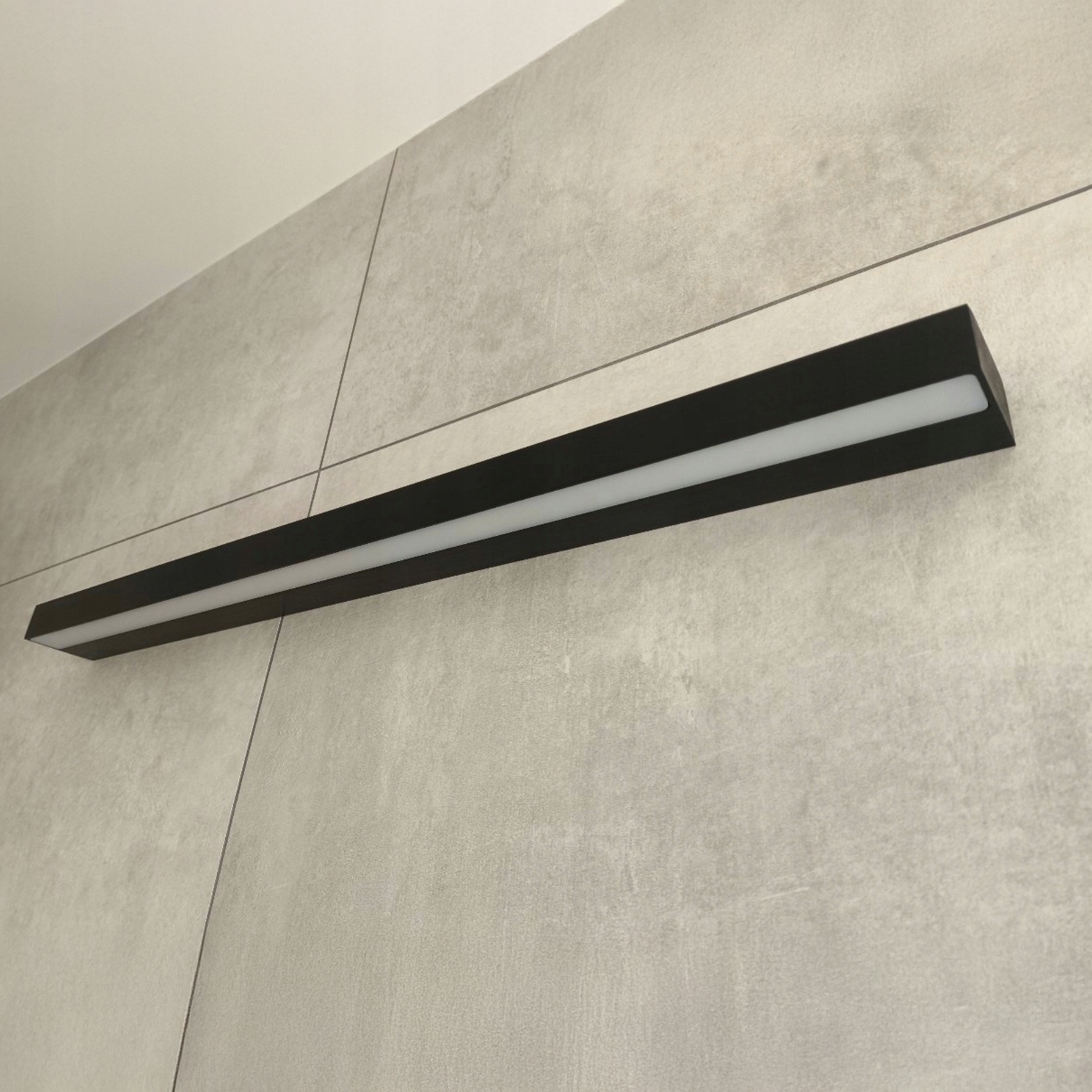 Kinkiet łazienkowy LED 14w nad lustro obraz czarny IP44 60 cm aluminium 7 Kinkiet łazienkowy LED 14w nad lustro obraz czarny IP44 60 cm aluminium - obrazek 7