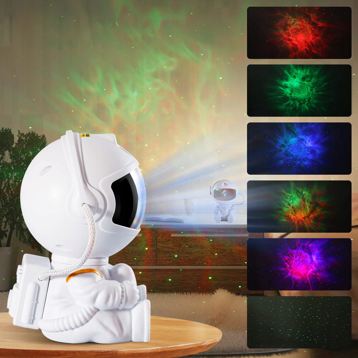 Lampka nocna projektor gwiazd LED dla dzieci astronauta lampka nocna 5 Lampka nocna projektor gwiazd LED dla dzieci astronauta lampka nocna - obrazek 5