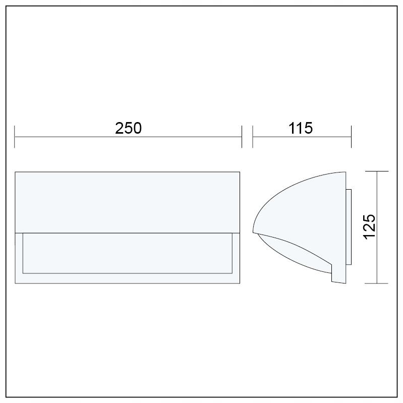 Lampa elewacyjna czarna zewnętrzna kinkiet zewnętrzny aluminium E27 IP54 6 Lampa elewacyjna czarna zewnętrzna kinkiet zewnętrzny aluminium E27 IP54 - obrazek 6
