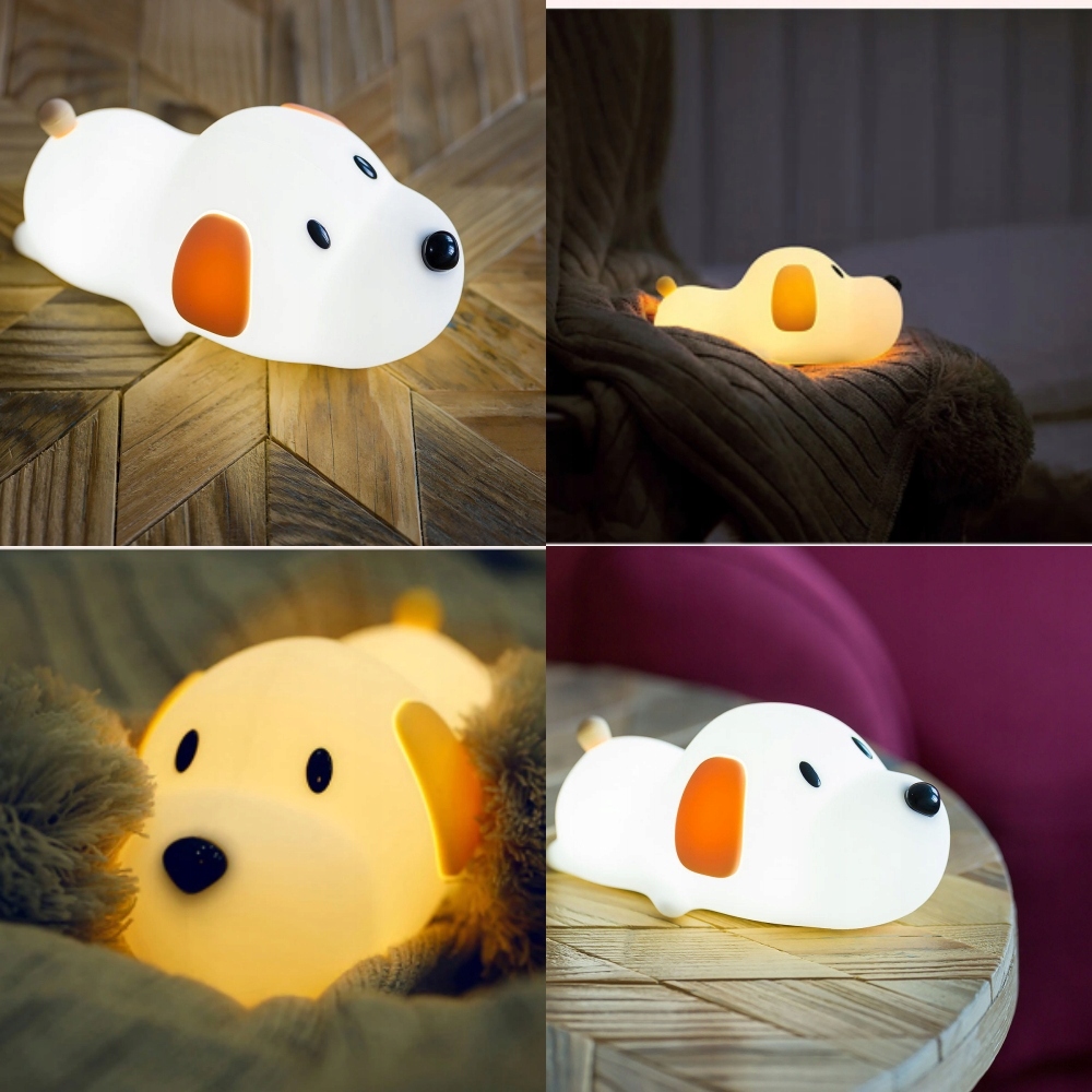Lampka nocna biurkowa stołowa piesek LED 1,5w dla dzieci z akumlatorem 5 Lampka nocna biurkowa stołowa piesek LED 1,5w dla dzieci z akumlatorem - obrazek 5
