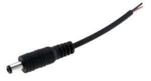 Wtyk DC z przewodem 7 cm 2