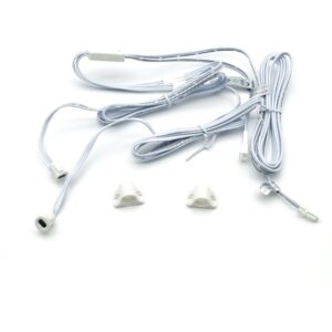 Włącznik sensor podwójny do szaf biały60/100W 12-24V