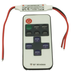 Ściemniacz LED RF 72W mini - kable
