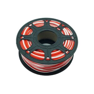 Neon frez 6 mm silikonowa osłona dotaśmy LED czerwona