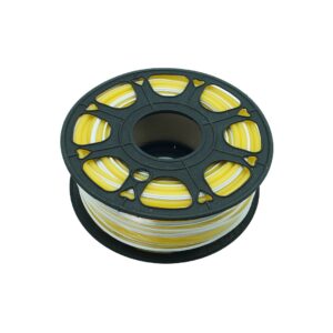 Neon frez 6 mm silikonowa osłona dotaśmy LED żółta