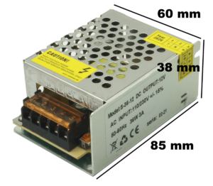Komp. zasilania 12VDC IP20 3A 36W