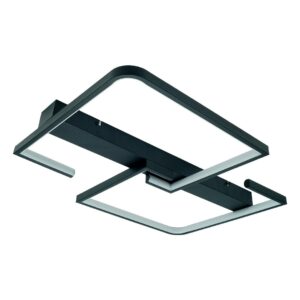 Plafon LED Salem 48W Czarny 4000K