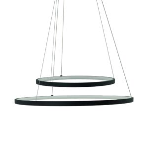 Lampa wisząca LED PEORIA 54W czarny CCTPilot