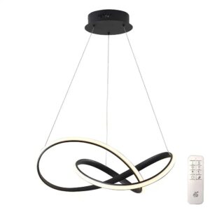 Plafon LED Jasper CCT 40W pilot 3000-6000K Czarny zwis