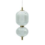 Lampa wisząca LED AMERILLA II złotoszczotkowane 30W 4000K