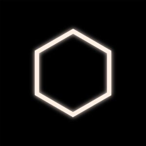 Zestaw biały Lamp HEXAGON 1 LED 4000K