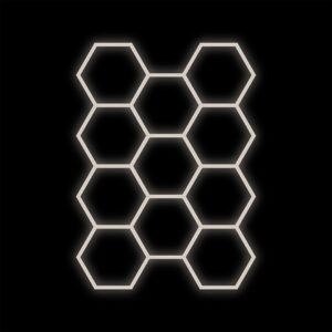 Zestaw biały Lamp HEXAGON 11 LED 4000K