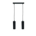 Tuba wisząca czarna CIRCUS-2 SLIM 170x55