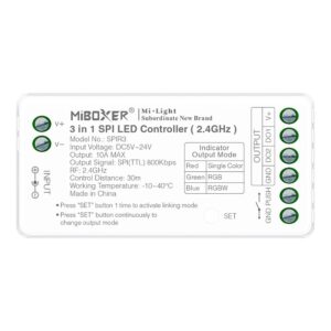 Sterownik cyfrowy SPIR3 10A3in1MONO/RGB/RGBW 2.4G