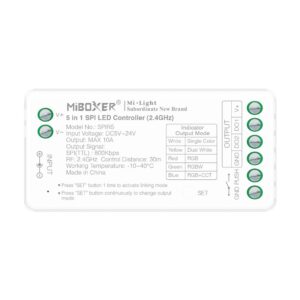 Mi-light Sterownik cyfrowy SPIR5 10A 5in1 MONO/CCT/RGB/RGBW/RGBCCT SPI 2