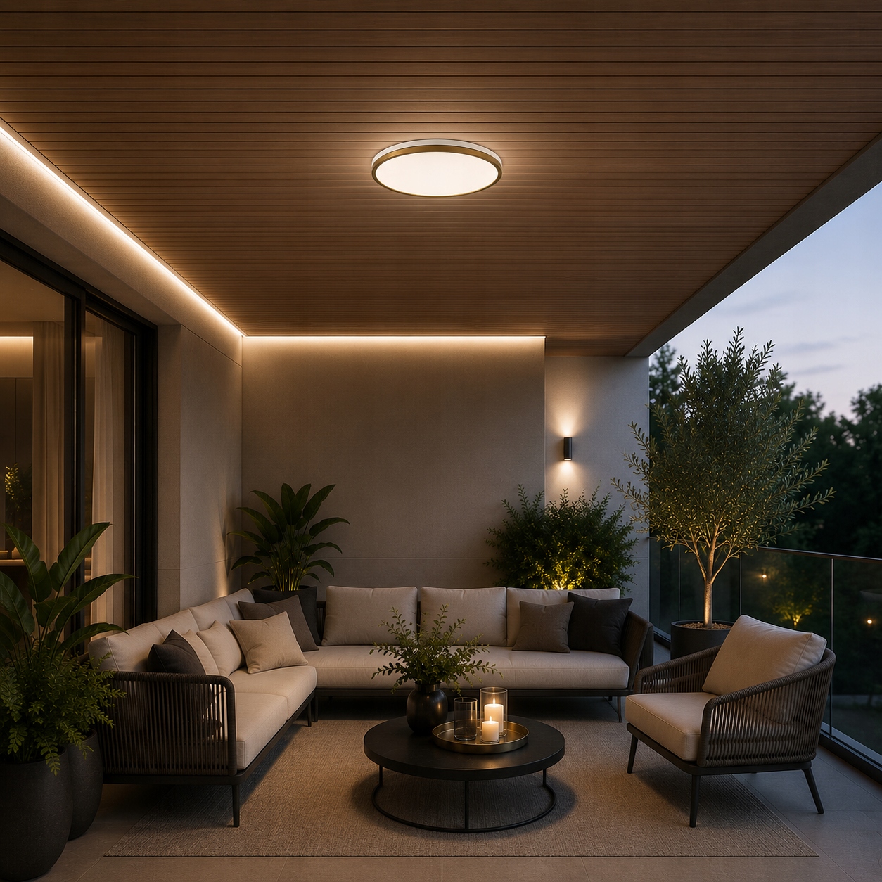 Plafon lampa łazienkowa sufitowa 24w LED złota do wewnątrz na zewnątrz ring 8 Plafon lampa łazienkowa sufitowa 24w LED złota do wewnątrz na zewnątrz ring - obrazek 8
