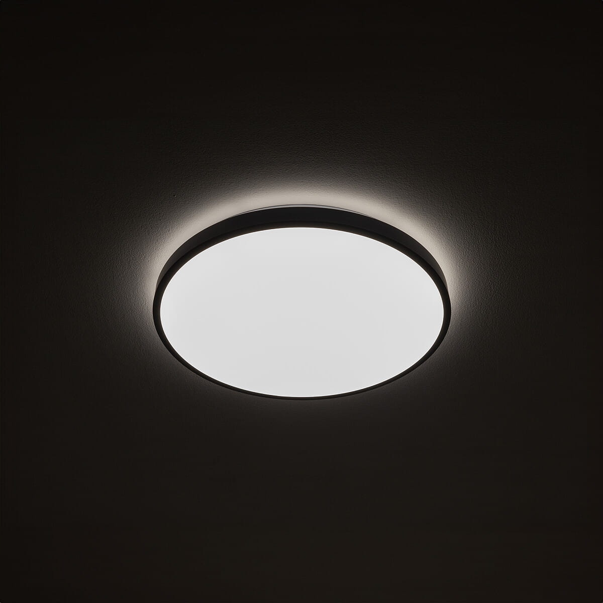Lampa łazienkowa plafon sufitowy 24w LED czarny czujnik mikrofalowy IP44 8 Lampa łazienkowa plafon sufitowy 24w LED czarny czujnik mikrofalowy IP44 - obrazek 8