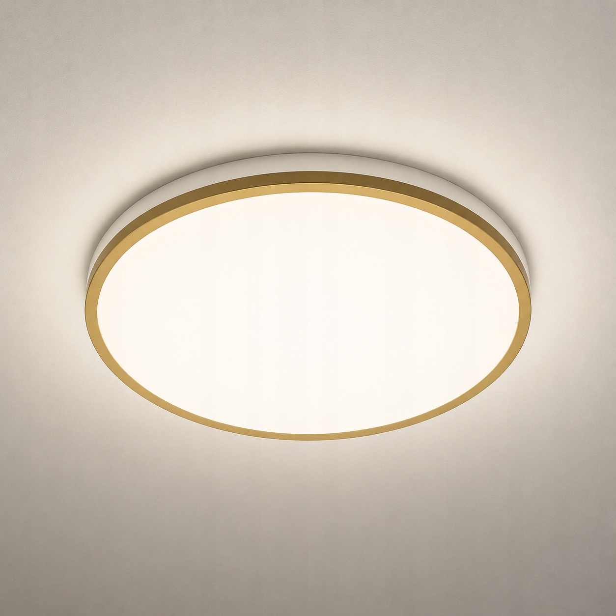 Plafon lampa łazienkowa sufitowa 24w LED złota do wewnątrz na zewnątrz ring 2 Plafon lampa łazienkowa sufitowa 24w LED złota do wewnątrz na zewnątrz ring - obrazek 2