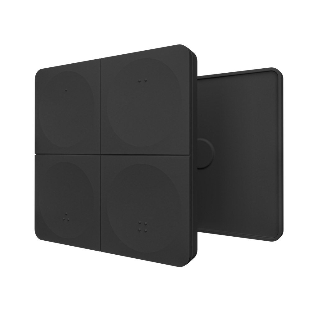 Panel magnetyczny 4-strefowy RF MONO/CCTczarny 2 Panel magnetyczny 4-strefowy RF MONO/CCTczarny - obrazek 2