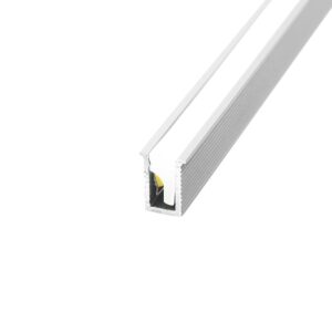 Profil aluminiowy TINY 2m Wpuszczany anodowany z silikonową osłoną
