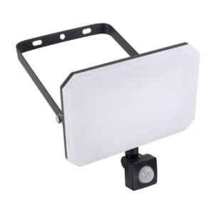 Naświetlacz LED tafla LED PIR 50w black NW