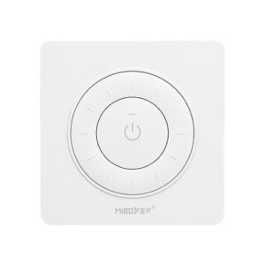 Panel okrągły z pokrętłem MONO/CCT biały