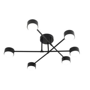Żyrandol LED GX53 Komi x6 czarny
