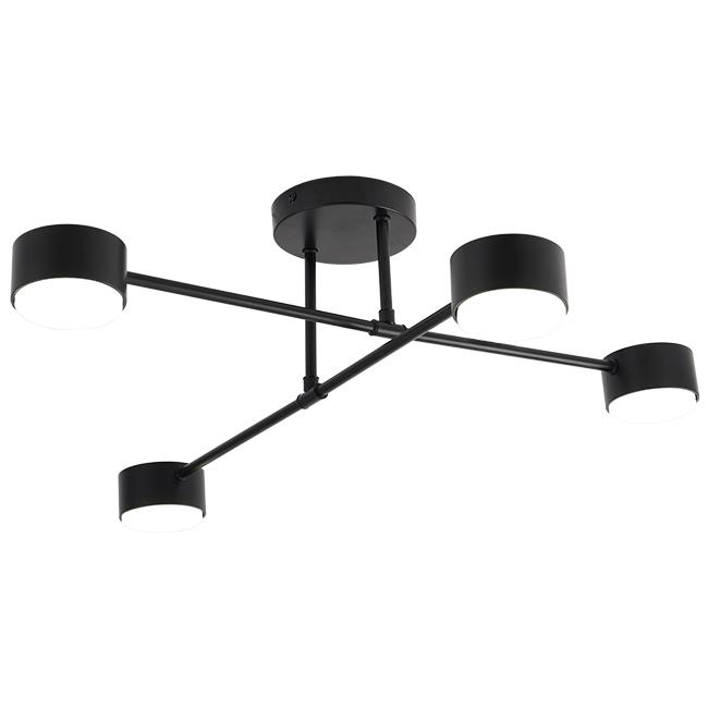Żyrandol LED GX53 Komi x4 czarny 1 Żyrandol LED GX53 Komi x4 czarny