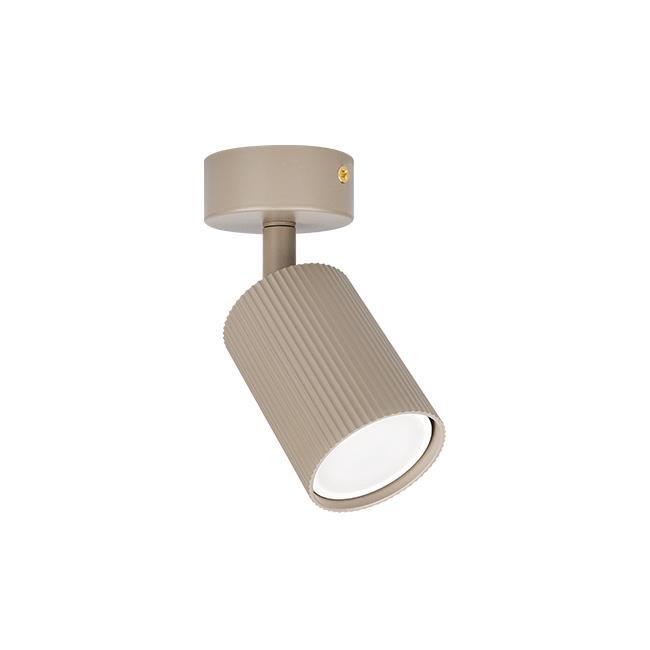Kinkiet GU10 LED Lucerno ruchomy x1 beżowy 1 Kinkiet GU10 LED Lucerno ruchomy x1 beżowy