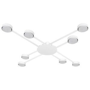 Żyrandol LED GX53 Zibo x8 biały