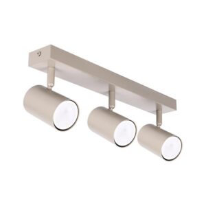 Kinkiet GU10 LED Richi ruchomy x3 beżowy