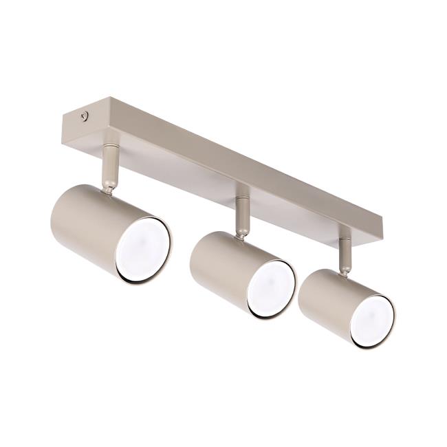 Kinkiet GU10 LED Richi ruchomy x3 beżowy 1 Kinkiet GU10 LED Richi ruchomy x3 beżowy