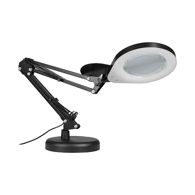 Lampa biurkowa kreślarska Lena lupa 3CCT 10W czarn 3 Lampa biurkowa kreślarska Lena lupa 3CCT 10W czarn - obrazek 3