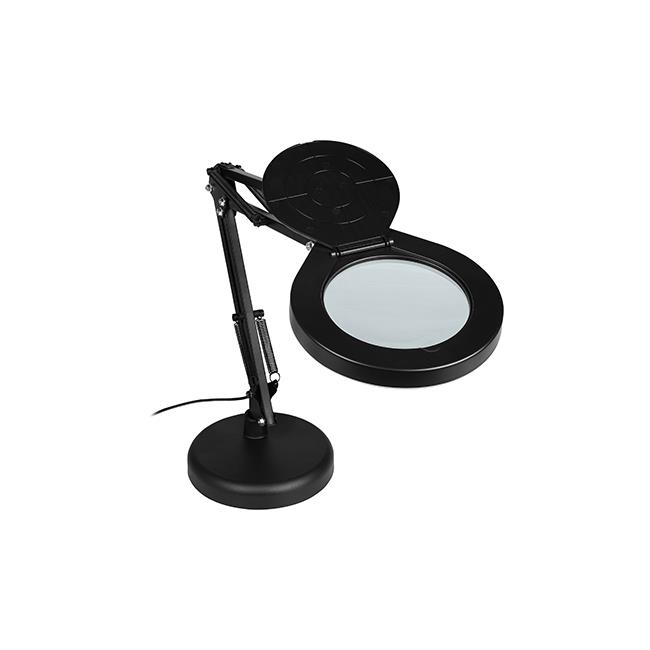 Lampa biurkowa kreślarska Lena lupa 3CCT 10W czarn 4 Lampa biurkowa kreślarska Lena lupa 3CCT 10W czarn - obrazek 4