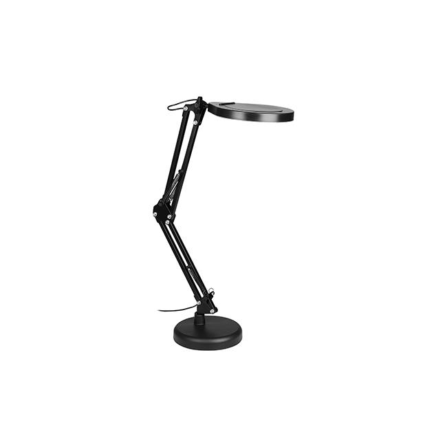 Lampa biurkowa kreślarska Lena lupa 3CCT 10W czarn 5 Lampa biurkowa kreślarska Lena lupa 3CCT 10W czarn - obrazek 5