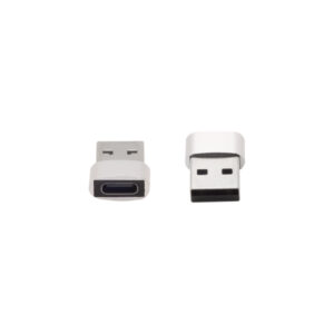 Adapter usb-a usb-c srebrny