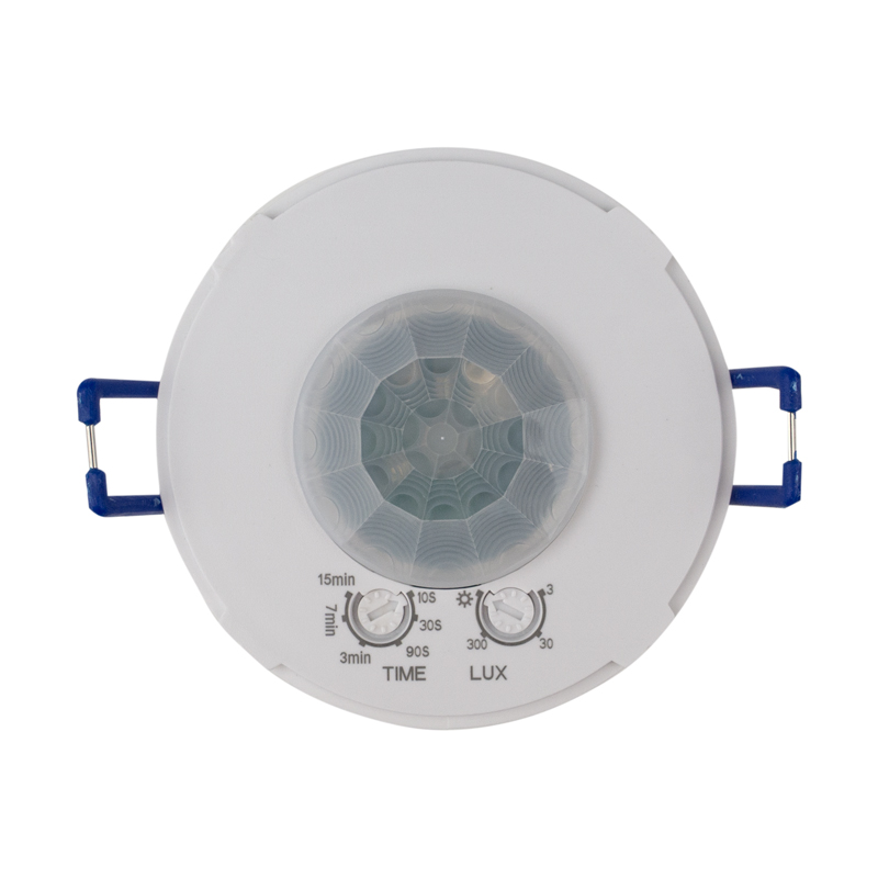 Czujnik ruchu PIR cp-17-3k 3 kolory ramki, 360 st, podtynkowy , max 1200w, detekcja ruchu do 6m 2 podtynkowy