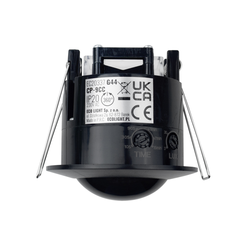Czujnik ruchu PIR cp-9cc ip20 360° 6m 600w 9 Czujnik ruchu PIR cp-9cc ip20 360° 6m 600w - obrazek 9