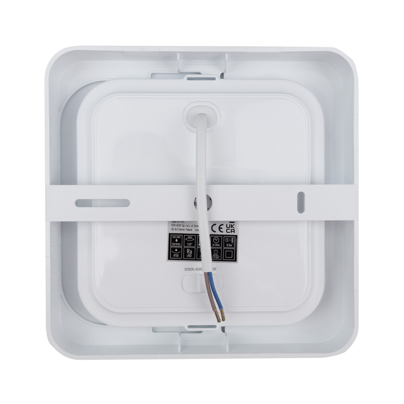 Downlight 18w kwadrat CCT 2W1 biały 4 Downlight 18w kwadrat CCT 2W1 biały - obrazek 4