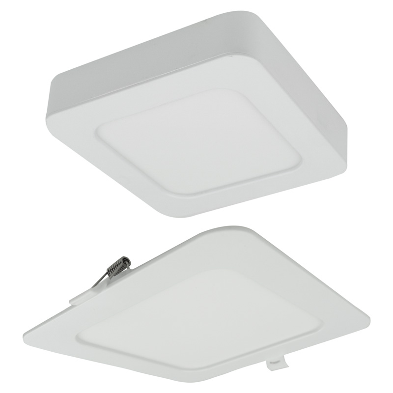 Downlight 18w kwadrat CCT 2W1 biały 1 Downlight 18W kwadrat CCT 2w1 biały — oświetlenie LED
