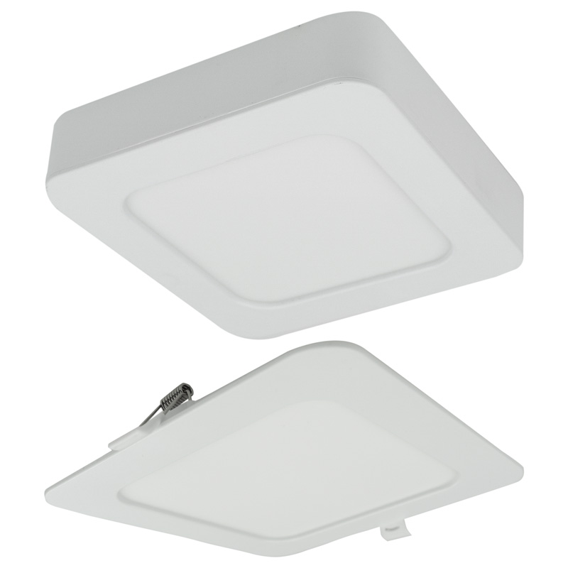 Downlight 24w kwadrat CCT 2W1 biały 1 Downlight 24W kwadrat CCT 2w1 biały — oświetlenie LED