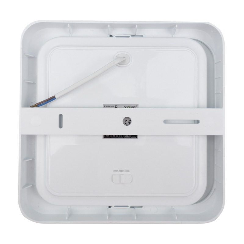 Downlight 24w kwadrat CCT 2W1 biały 4 Downlight 24w kwadrat CCT 2W1 biały - obrazek 4