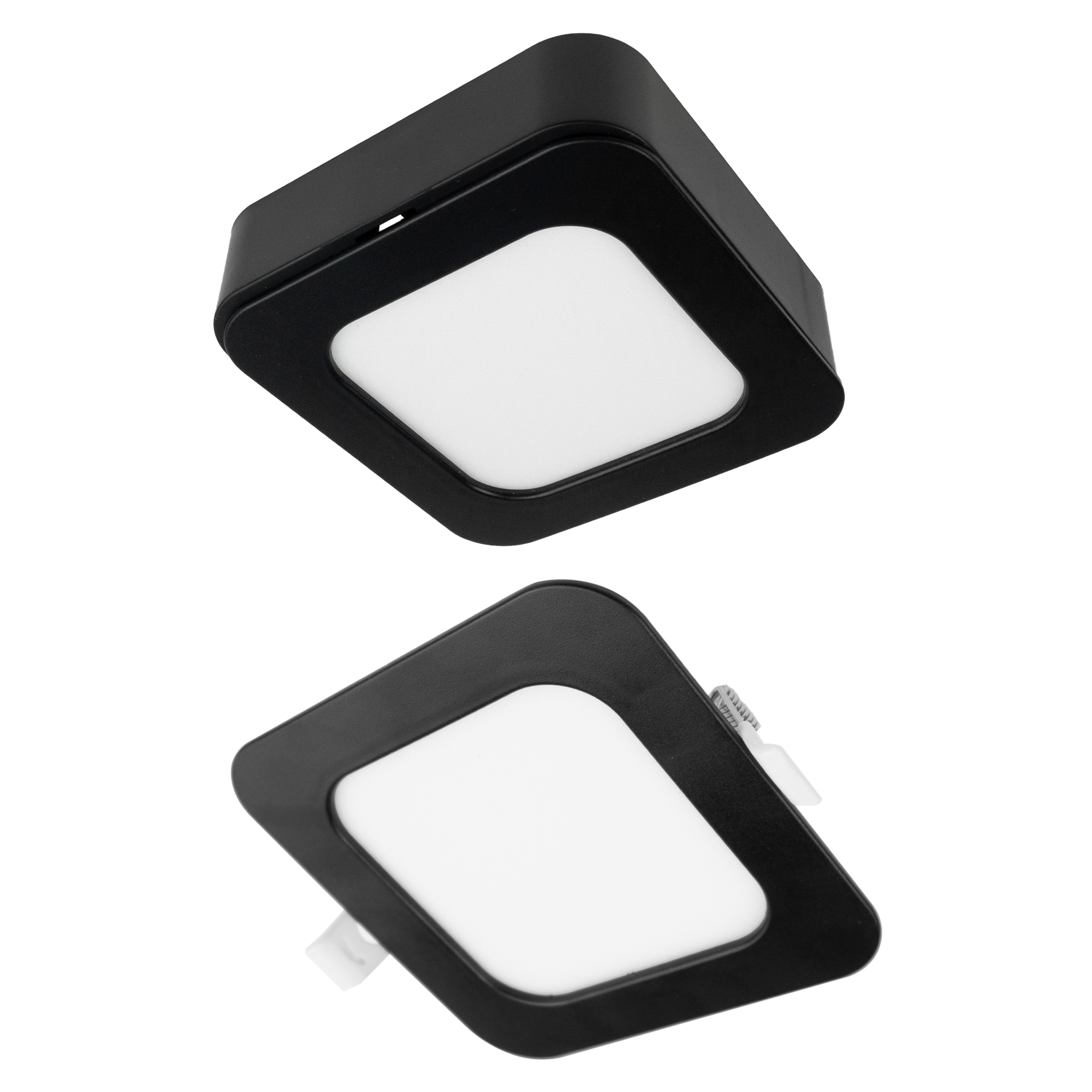 Downlight 6w kwadrat CCT 2W1 czarny 1 Downlight 6W kwadrat CCT 2w1 czarny — oświetlenie LED