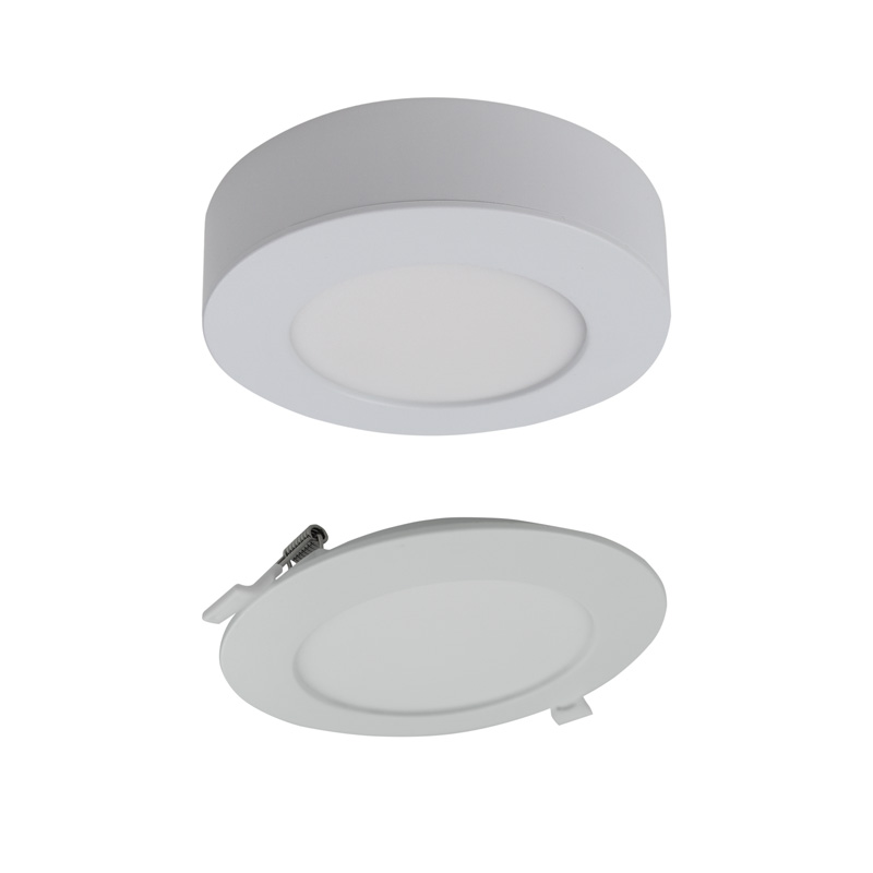 Downlight 6w okrągły CCT 2W1 biały 1 Downlight 6W okrągły CCT 2w1 biały — oświetlenie LED